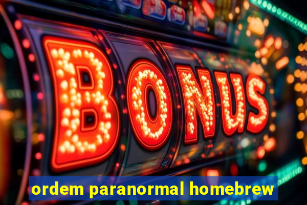 ordem paranormal homebrew